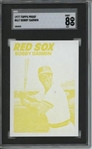 1977 Topps #617 Bobby Darwin 9 card progressive proof.